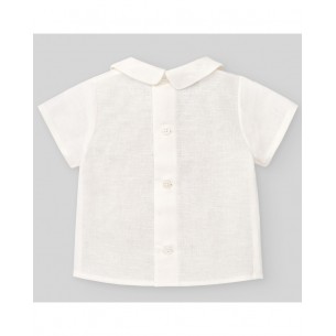 Blusa niño entredós ceremonia PAZ Rodríguez 2