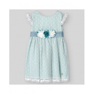 Vestido niña tul con puntilla Ceremonia PAZ Rodríguez
