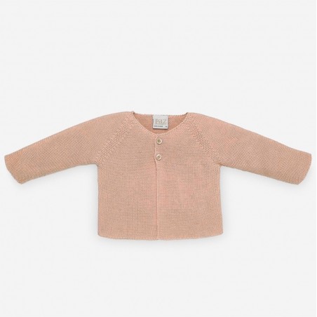 CHAQUETA LARGA BEBÉ COLECCIÓN CEREZAS PAZ RODRÍGUEZ