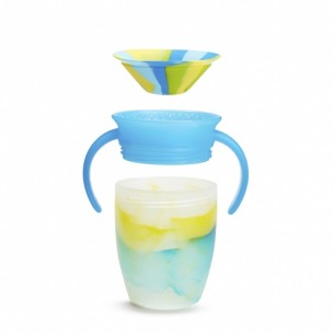taza antigoteo miracle 360 con asas 200ml tropical munchkin 2
