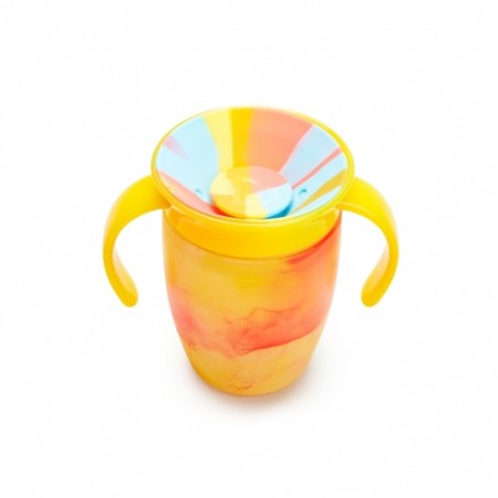 taza antigoteo miracle 360 con asas 200ml tropical munchkin