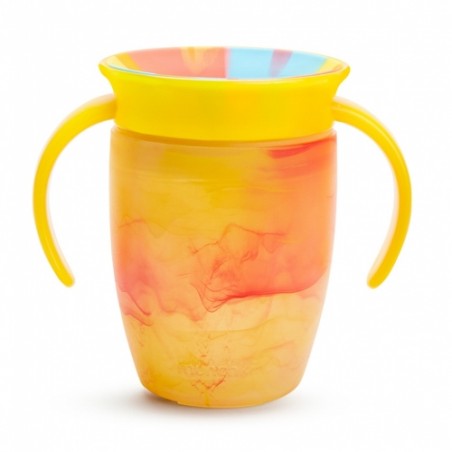 taza antigoteo miracle 360 con asas 200ml tropical munchkin