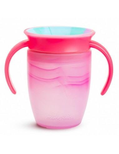 taza antigoteo miracle 360 con asas 200ml tropical munchkin