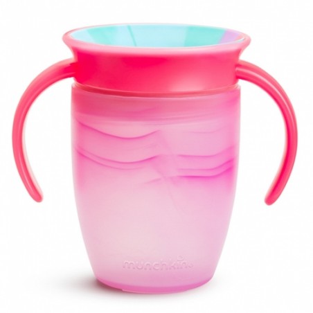 taza antigoteo miracle 360 con asas 200ml tropical munchkin