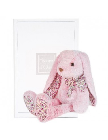 conejo rosa 50 cm copains calins histoire dours 2802436