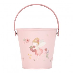 Cubo metal rosa Fairy Garden Little Dutch ld9108 2