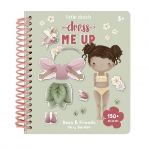 libro viste a rosa fairy garden little dutch ld126324