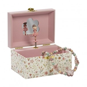 caja de musica joyero rosa fairy little dutch ld126237