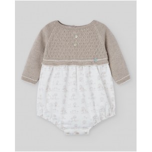 Pelele Paz Rodríguez Pony algodón cashmere | Envío 24h