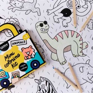 mini pocket omy para colorear 4 lapices color 2