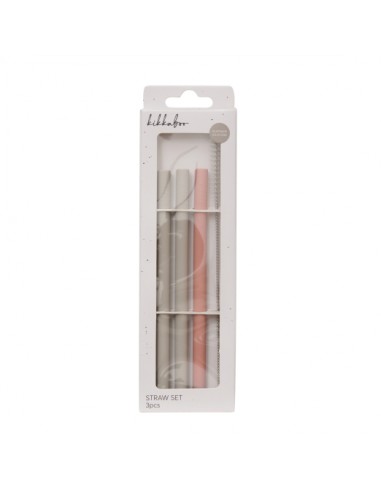 juego de pajitas 3 pzas silicona platinum kikkaboo