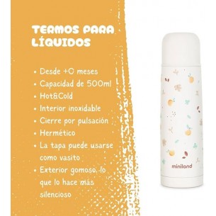 termo para liquidos thermy 500ml miniland 2