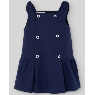 vestido infantil lino algodon eslora paz rodriguez 153545 ver