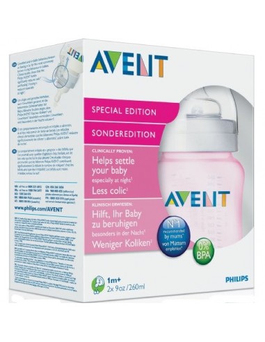 PACK 2 BIBERONES SCF684 SCF685 260ML AVENT
