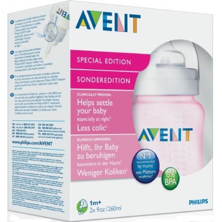 PACK 2 BIBERONES SCF684 SCF685 260ML AVENT