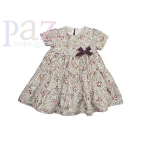 VESTIDO 45996 VOLANTES ARPA PAZ