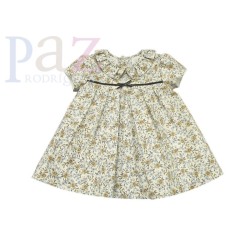 VESTIDO 55048 FLORES EBANO PAZ