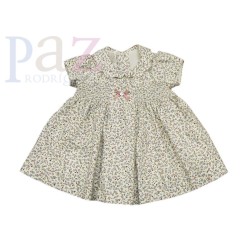 VESTIDO 45919 FLORES GOMAS NIEBLA PAZ