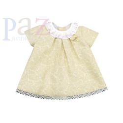 VESTIDO 45712 TELA HOJAS PAZ