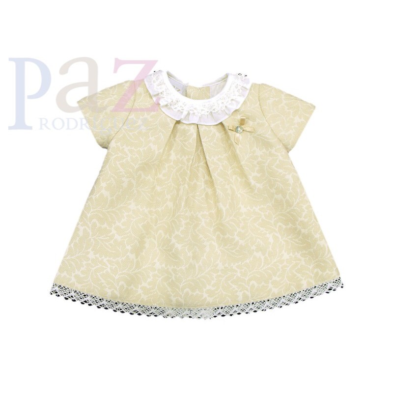 VESTIDO 45712 TELA HOJAS PAZ