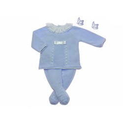 CONJUNTO JUBON+POLAINA 82174/5 ESPUMA PAZ RODRIGUEZ