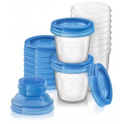SET RECIPIENTES SCF618/10 VIA 10UDS AVENT
