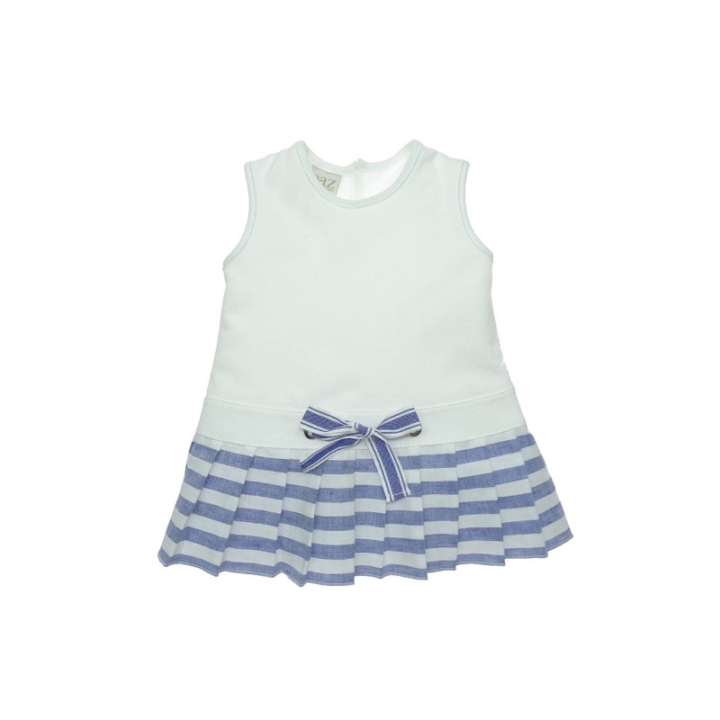 VESTIDO 99548 MEDITERRANEO RAYAS EN BAJO PAZ RODRIGUEZ