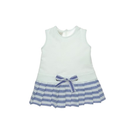 VESTIDO 99548 MEDITERRANEO RAYAS EN BAJO PAZ RODRIGUEZ