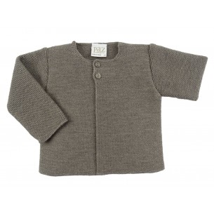 CHAQUETA LARGA 50067E PUNTO BOBO FABULA PAZ RODRIGUEZ