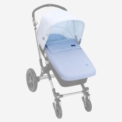 Colcha y saco base para capazo de la colección Eden de Paz Rodriguez