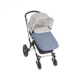 COLCHA AJUSTABLE+SACO BASE VEGA 18749 PAZ RODRIGUEZ azul plomo
