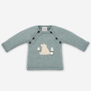 Jubón de punto para bebé Colección Polar PAZ Rodríguez | Ref. 10977
