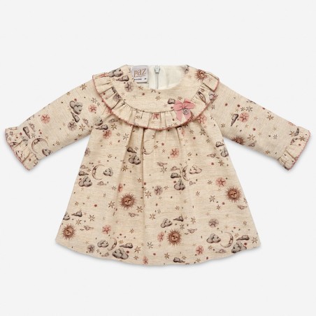 Vestido de tela niña LUNA Paz Rodríguez