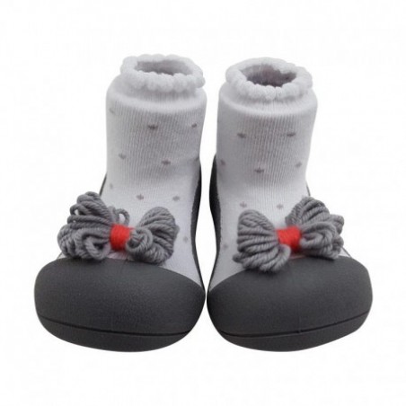 Zapato - Calcetín primeros pasos del bebé CON ADORNO RIBBON | ATTIPAS