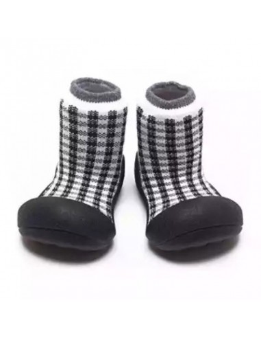 ZAPATO  VICHY BLANCO Y NEGRO CHESS ATTIPAS