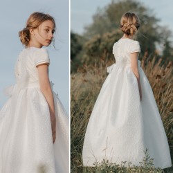 VESTIDO DE COMUNION MODELO LIRIO PAZ RODRIGUEZ 2020 . ref 25079
