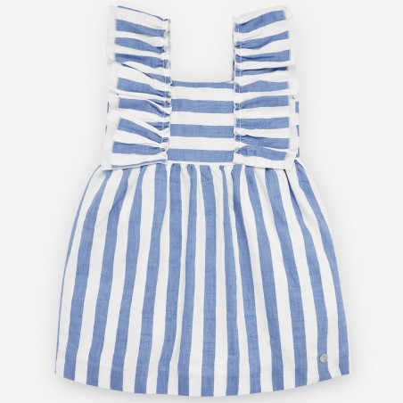 VESTIDO NIÑA RAYAS ISCHIA PAZ RODRIGUEZ