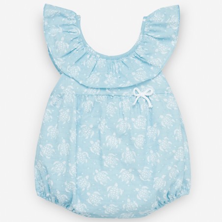 PELELE ESTAMPADO DE TELA COLECCION  TORTUGAS PAZ RODRIGUEZ Ref. 25517