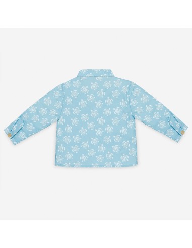 CAMISA DE TELA ESTAMPADA COLECCION TORTUGAS PAZ RODRIGUEZ Ref. 25513