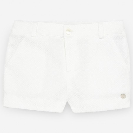 PANTALON CORTO DE PIQUE DIBUJADO COLECCION  ISCHIA PAZ RODRIGUEZ Ref. 25415
