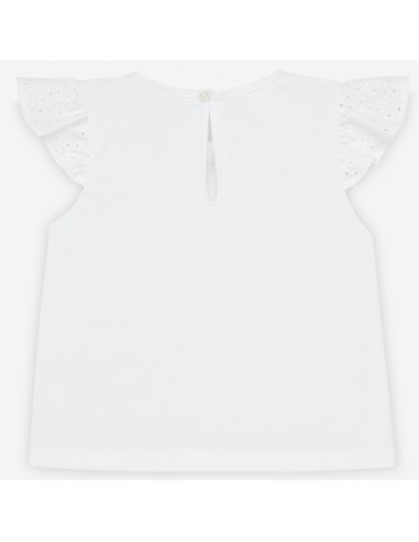 CAMISETA NIÑA CON FLORES COLECCION ISCHIA  PAZ RODRIGUEZ Ref. 29412