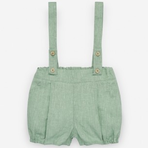 PANTALON CORTO DE TIRANTES COLECCION CEREZAS PAZ RODRIGUEZ Ref. 25352
