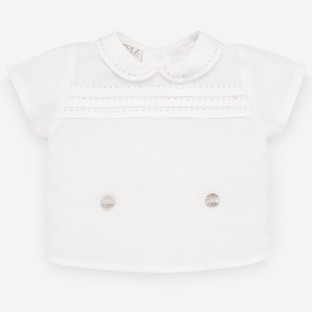 Camisa manga corta bebé PAZ RODRIGUEZ