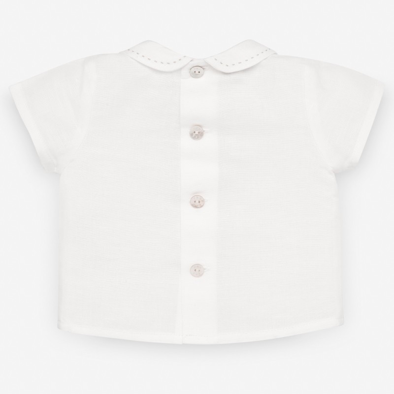 Camisa manga corta bebé PAZ RODRIGUEZ