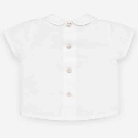 Camisa manga corta bebé PAZ RODRIGUEZ