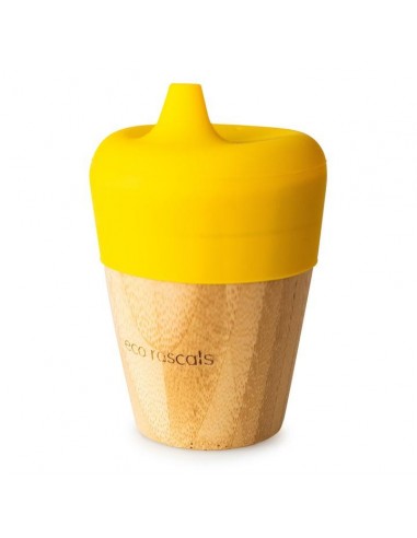 VASO BAMBOO ECO 190 ML + TAPA RASCALS