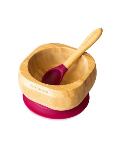 BOL BAMBOO ECO + CUCHARA RASCALS