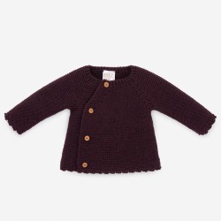Jubón cruzado de punto bobo Pradera Paz Rodriguez. Ref. 30149