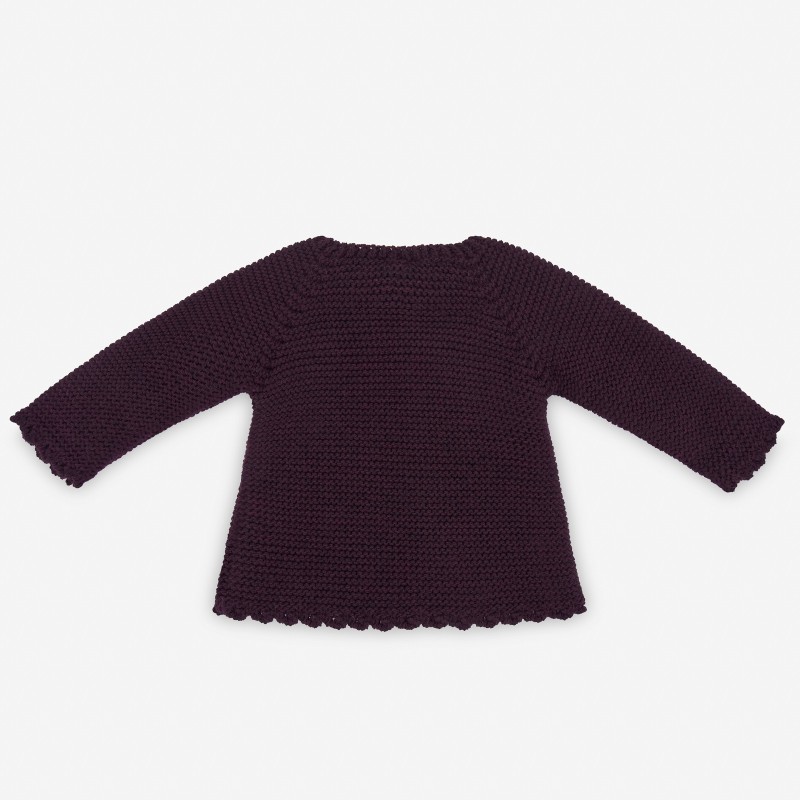 Jubón cruzado de punto bobo Pradera Paz Rodriguez. Ref. 30149
