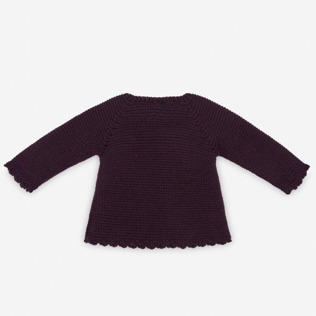 Jubón cruzado de punto bobo Pradera Paz Rodriguez. Ref. 30149